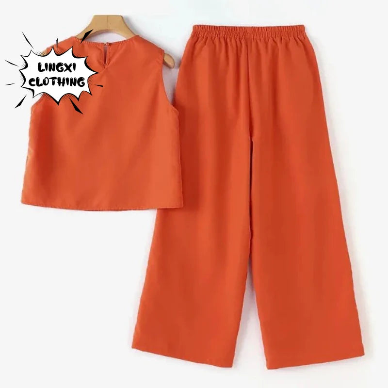 Conjunto Casual Elegante de Dos Piezas