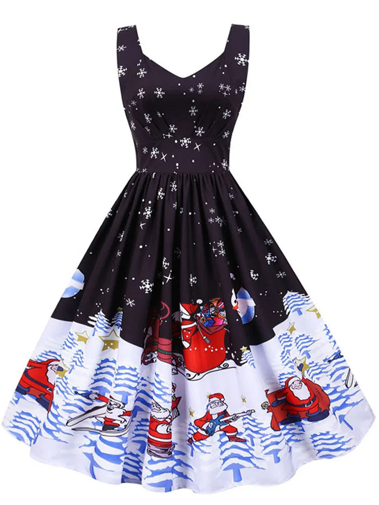Vestido Vintage Navideño