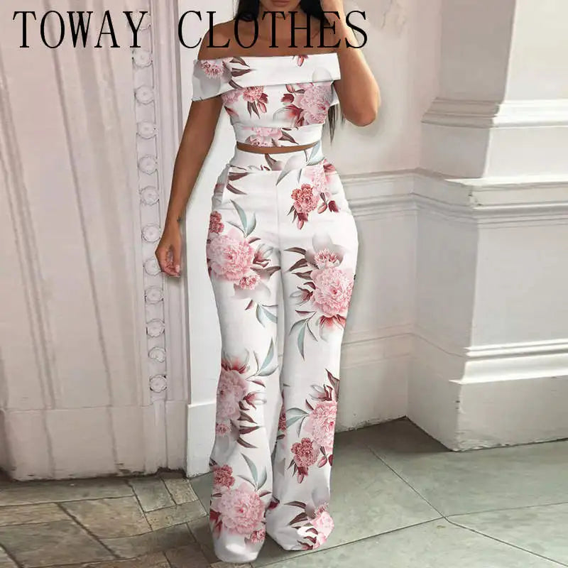 Conjunto Estampado Pierna Ancha
