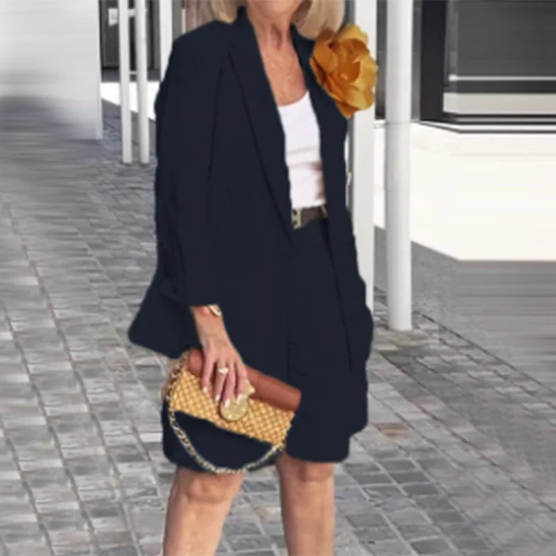 Conjunto con Cárdigan y Shorts