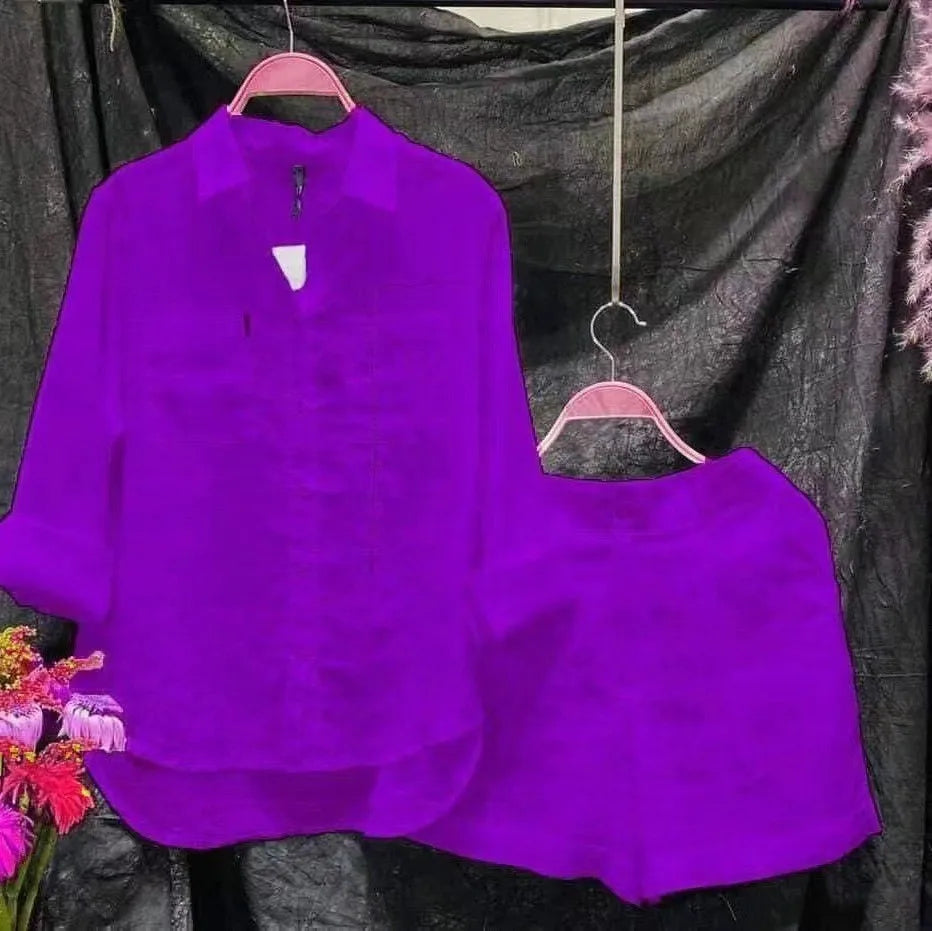 Conjunto Morado de 2 Piezas