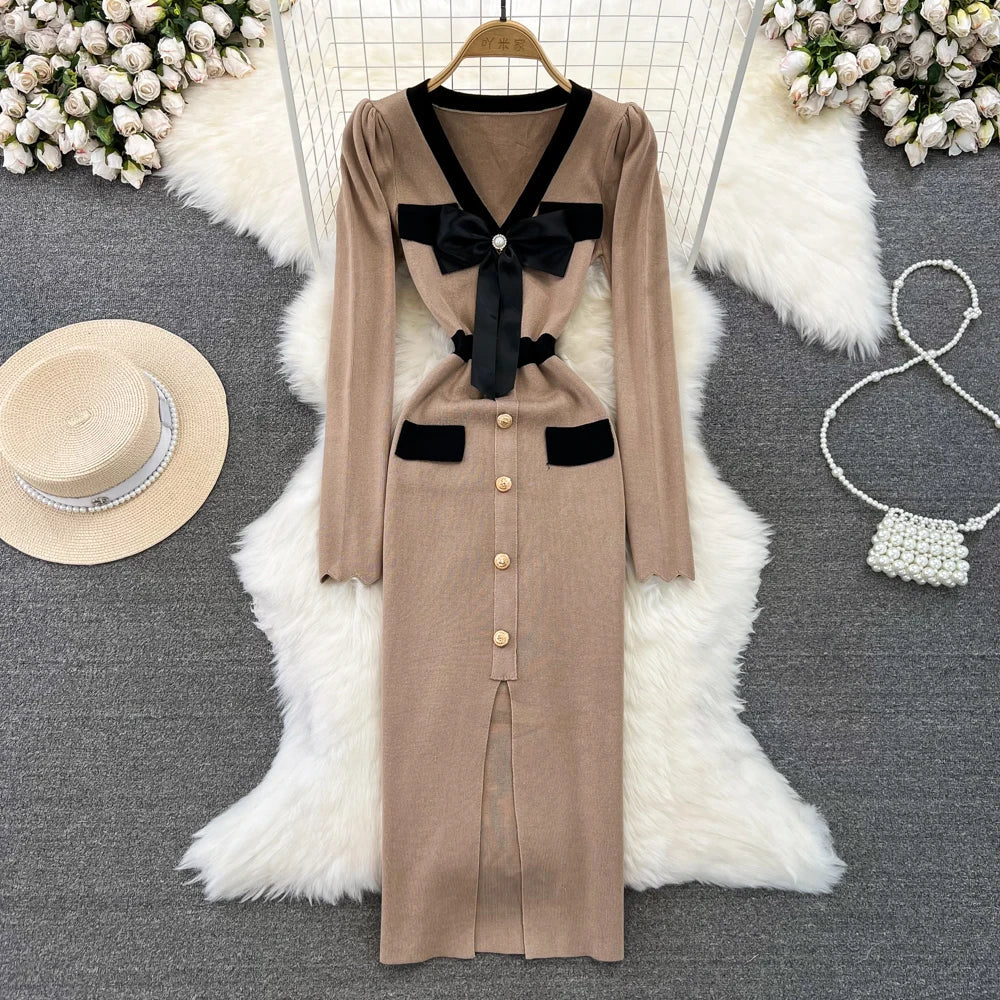Vestido Bodycon Estilo Francés