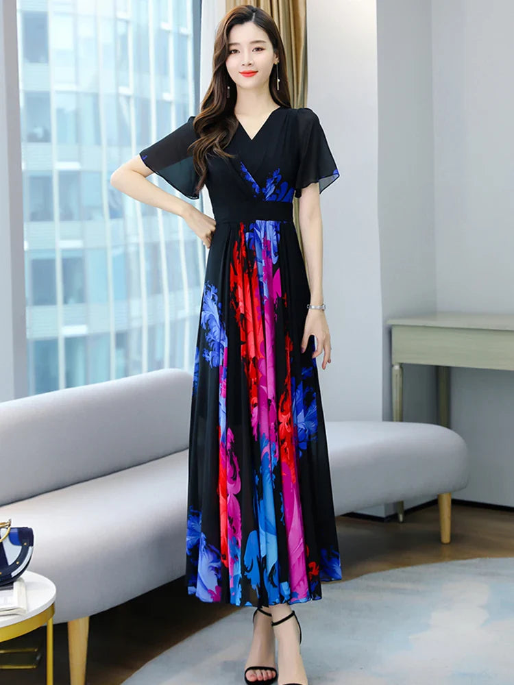 Vestido Maxi de Chiffon