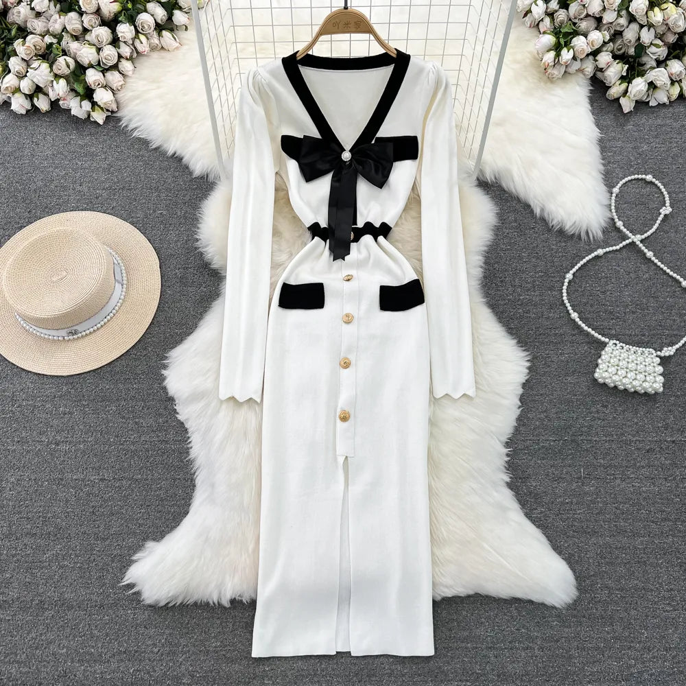 Vestido Bodycon Estilo Francés