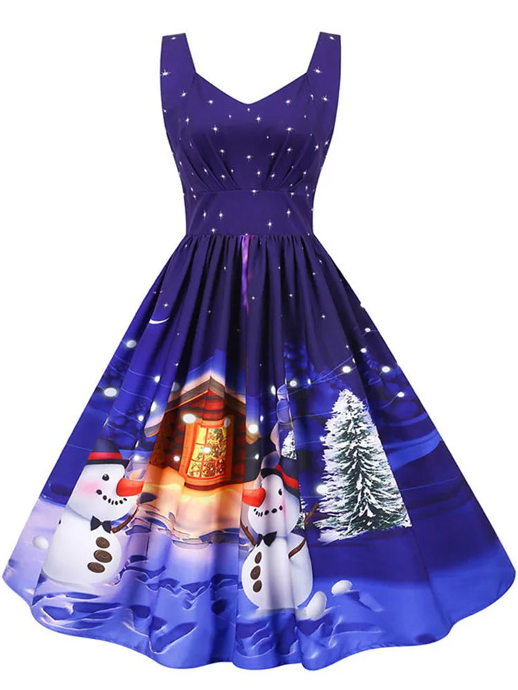 Vestido Vintage Navideño