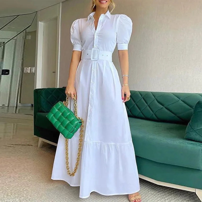 Long Striped Dress