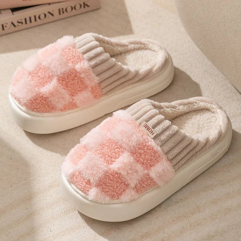 Pantuflas Invernales Cálidas Antideslizantes Para Parejas