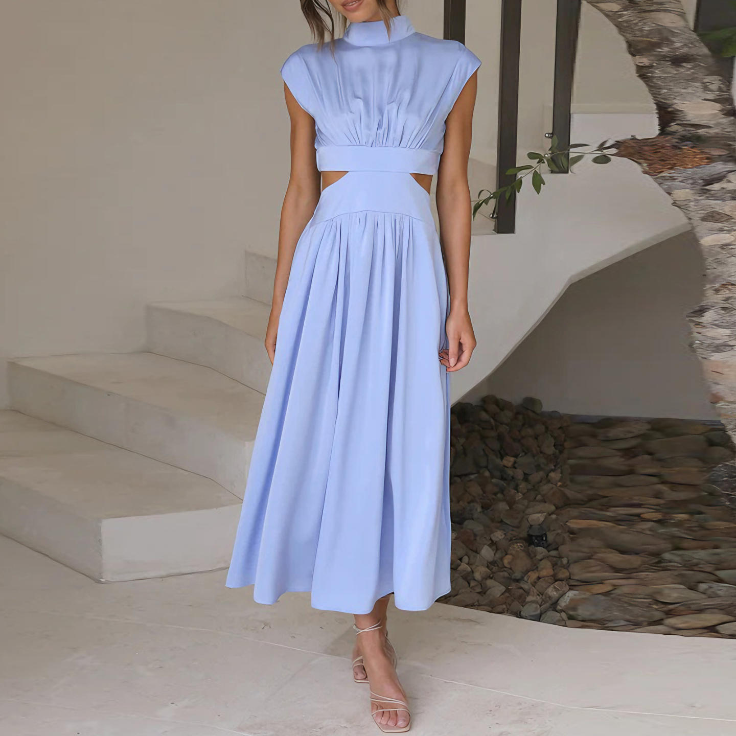 Victoria - Long sleeveless dress