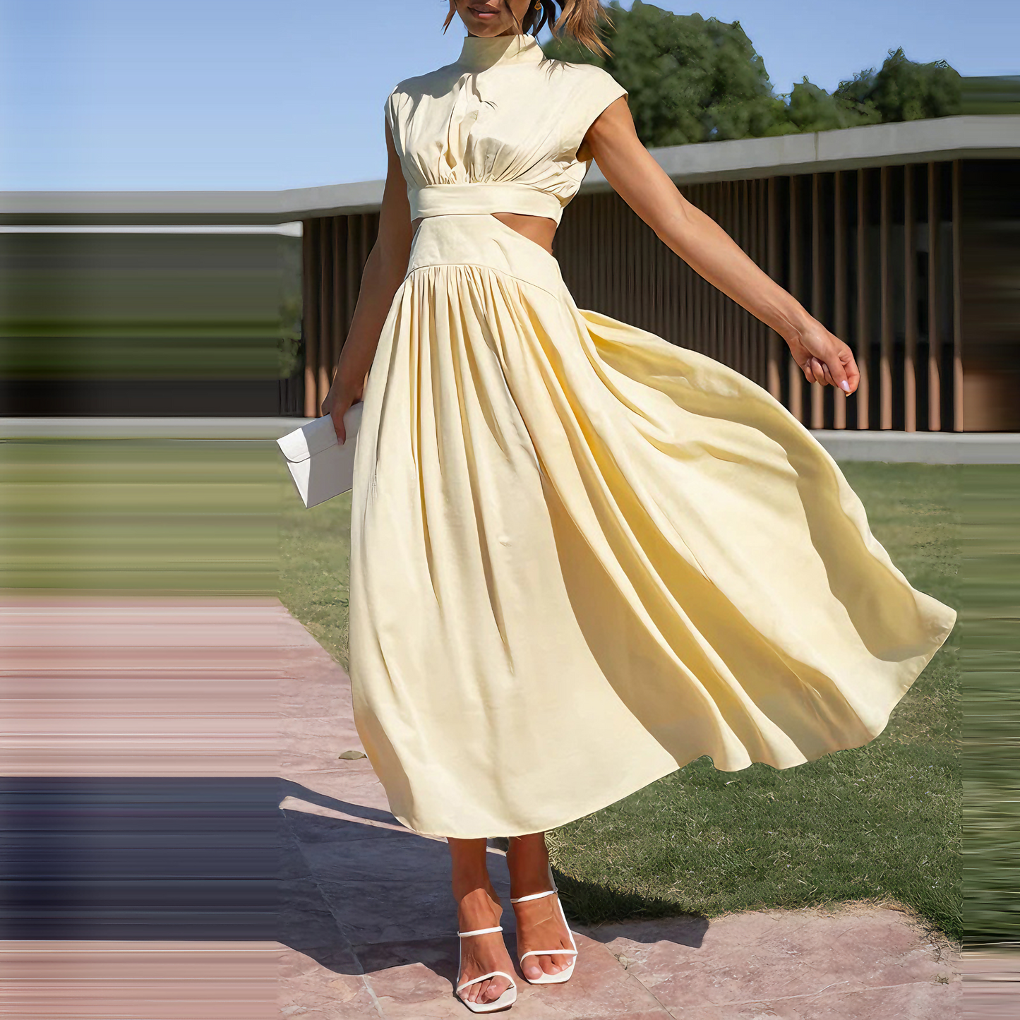 Victoria - Long sleeveless dress
