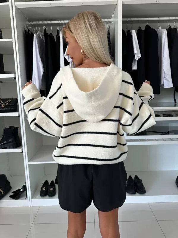 Striped hoodie
