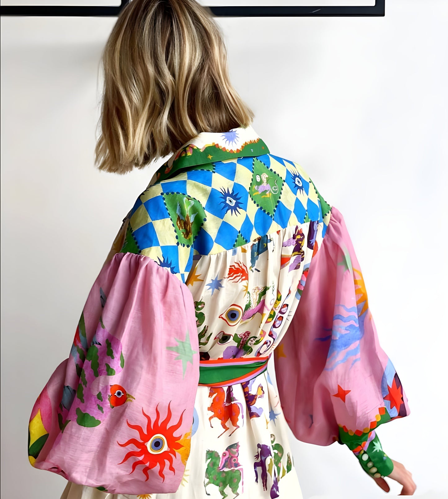 Fiorella - Long printed dress