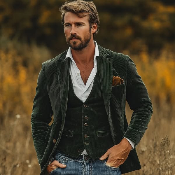 Conjunto de chaqueta y chalequillo