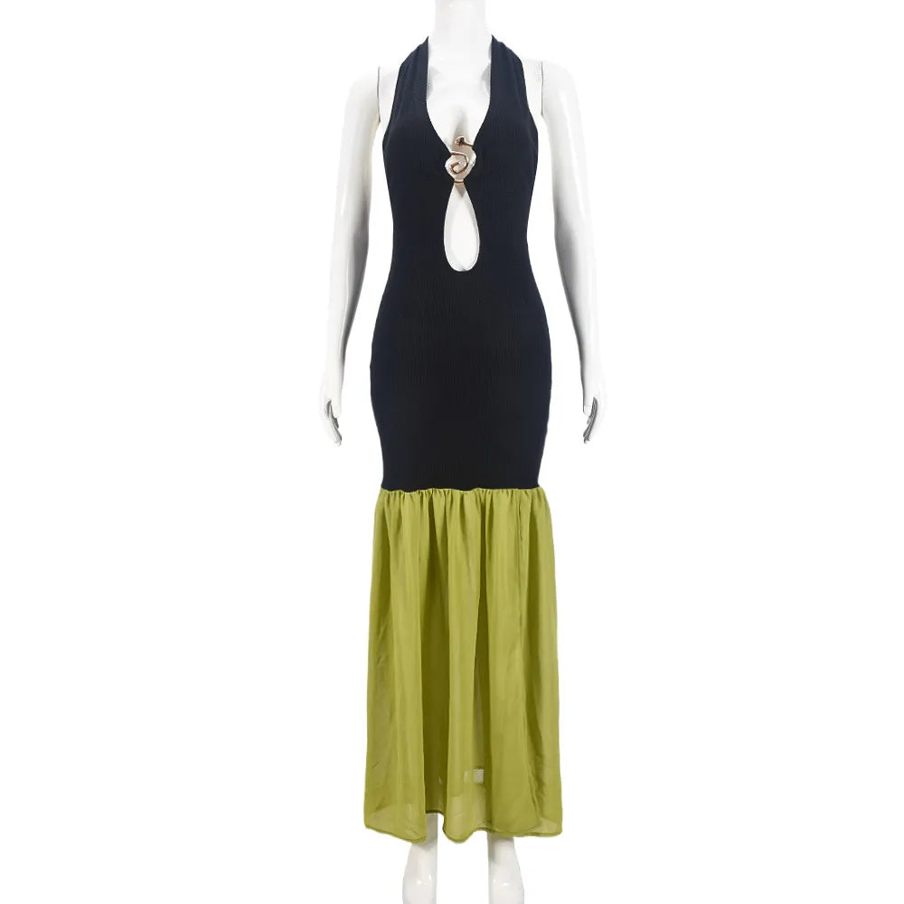 Lena - Long dress with straps