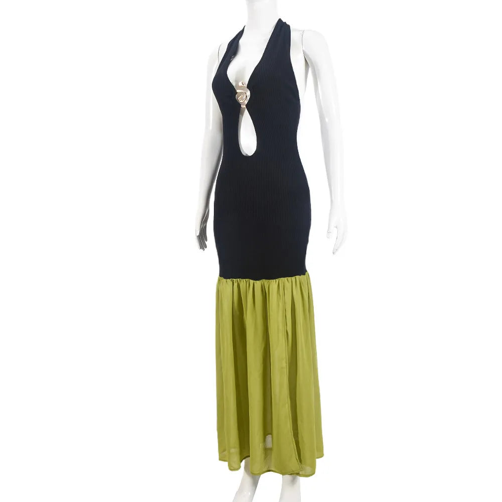 Lena - Long dress with straps