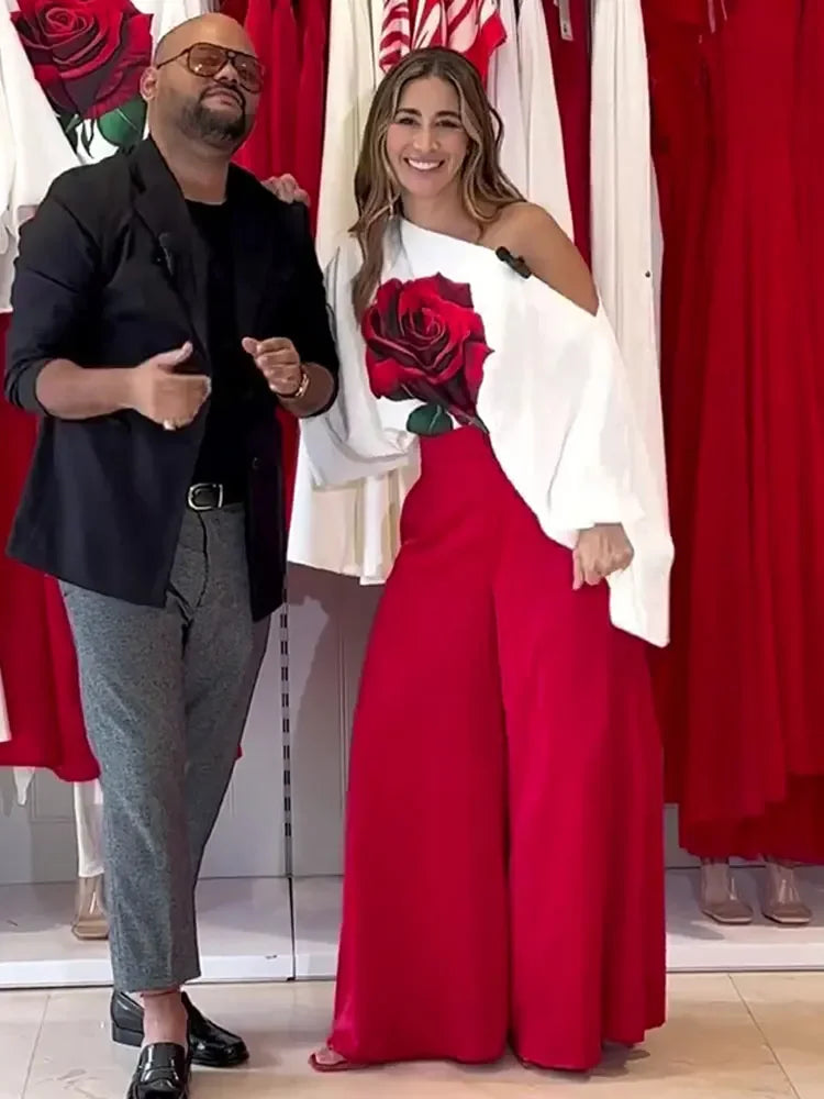 Rosabella – Conjunto Floral Rosa