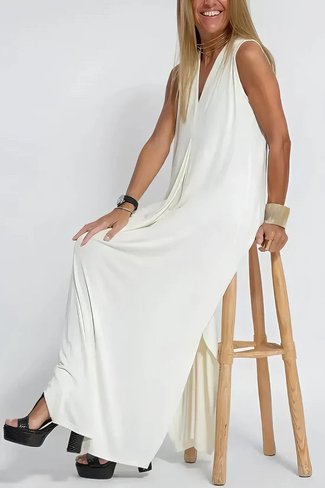 Aroa - Conjunto de vestido y chaleco