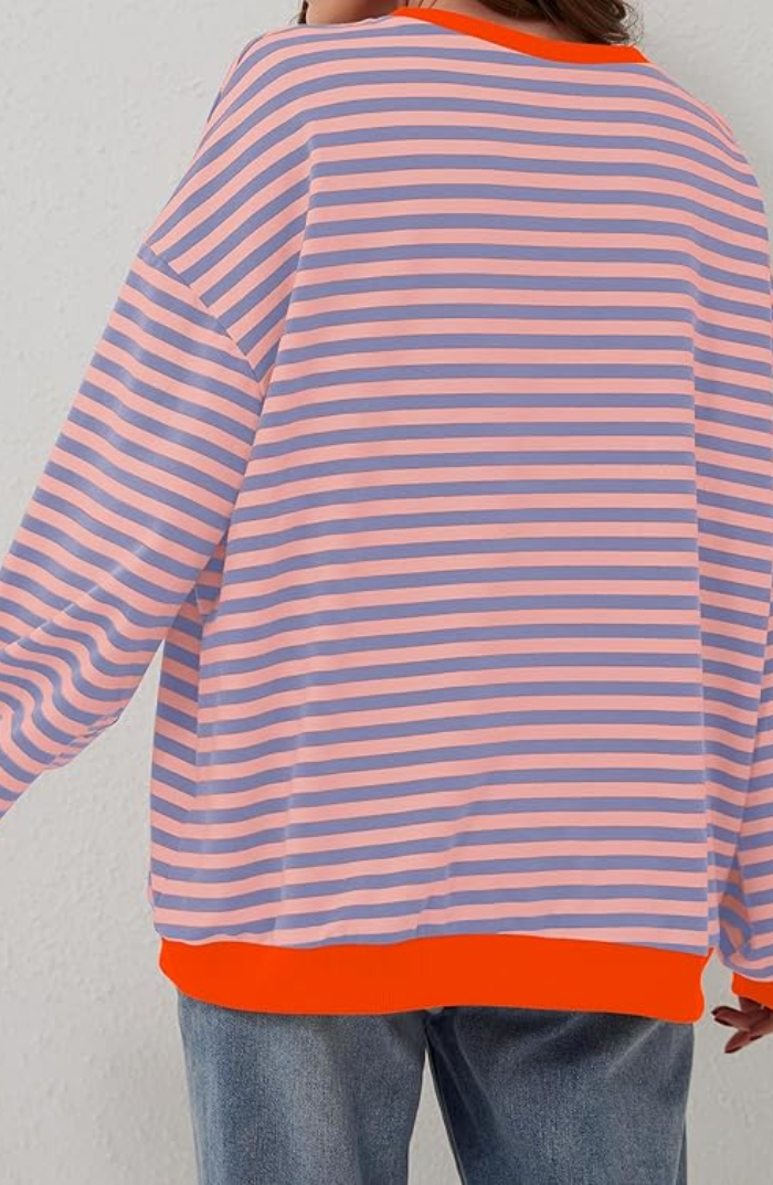 Jersey oversize de rayas