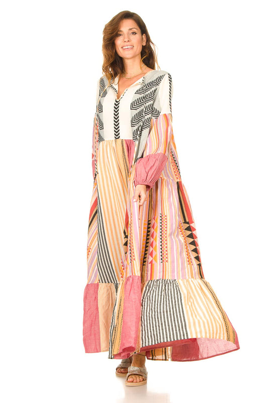 Boho - Vestido largo fluido