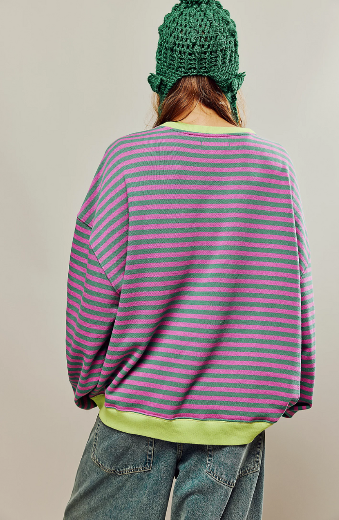 Jersey oversize de rayas