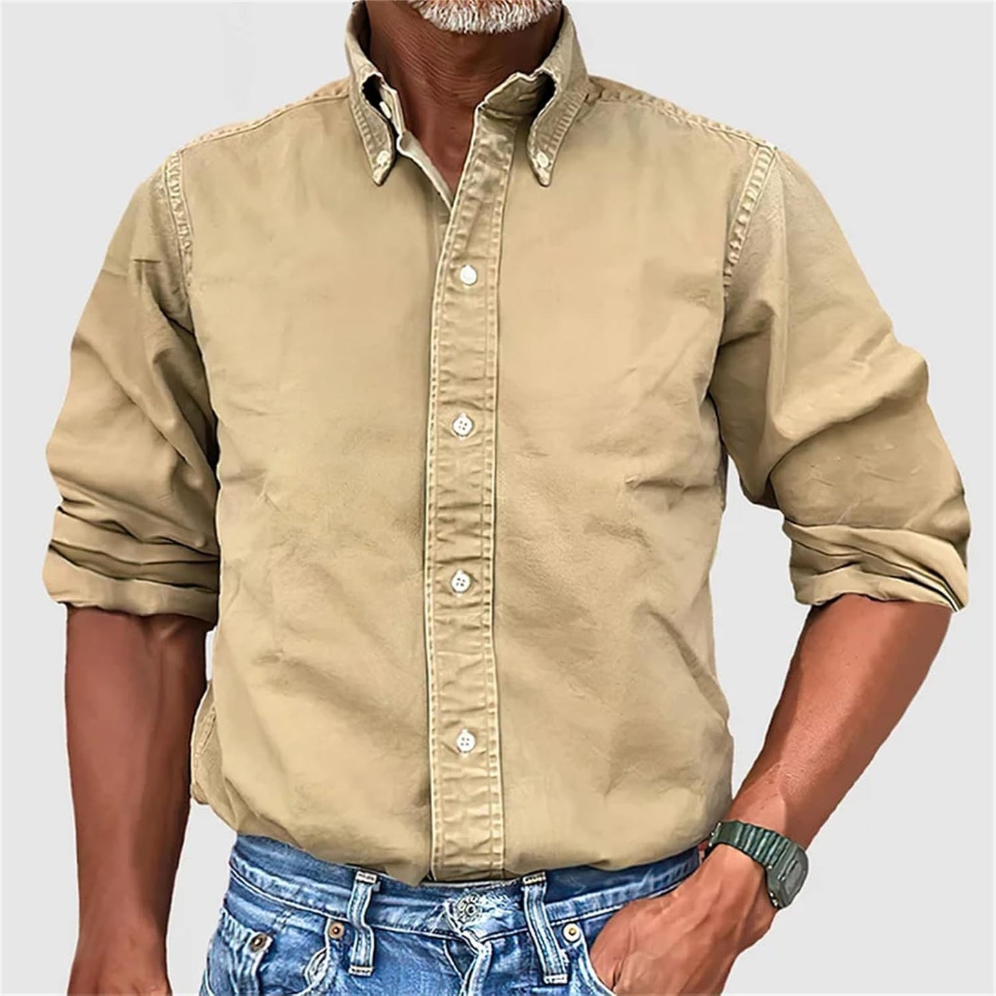 Camisa de manga larga vintage
