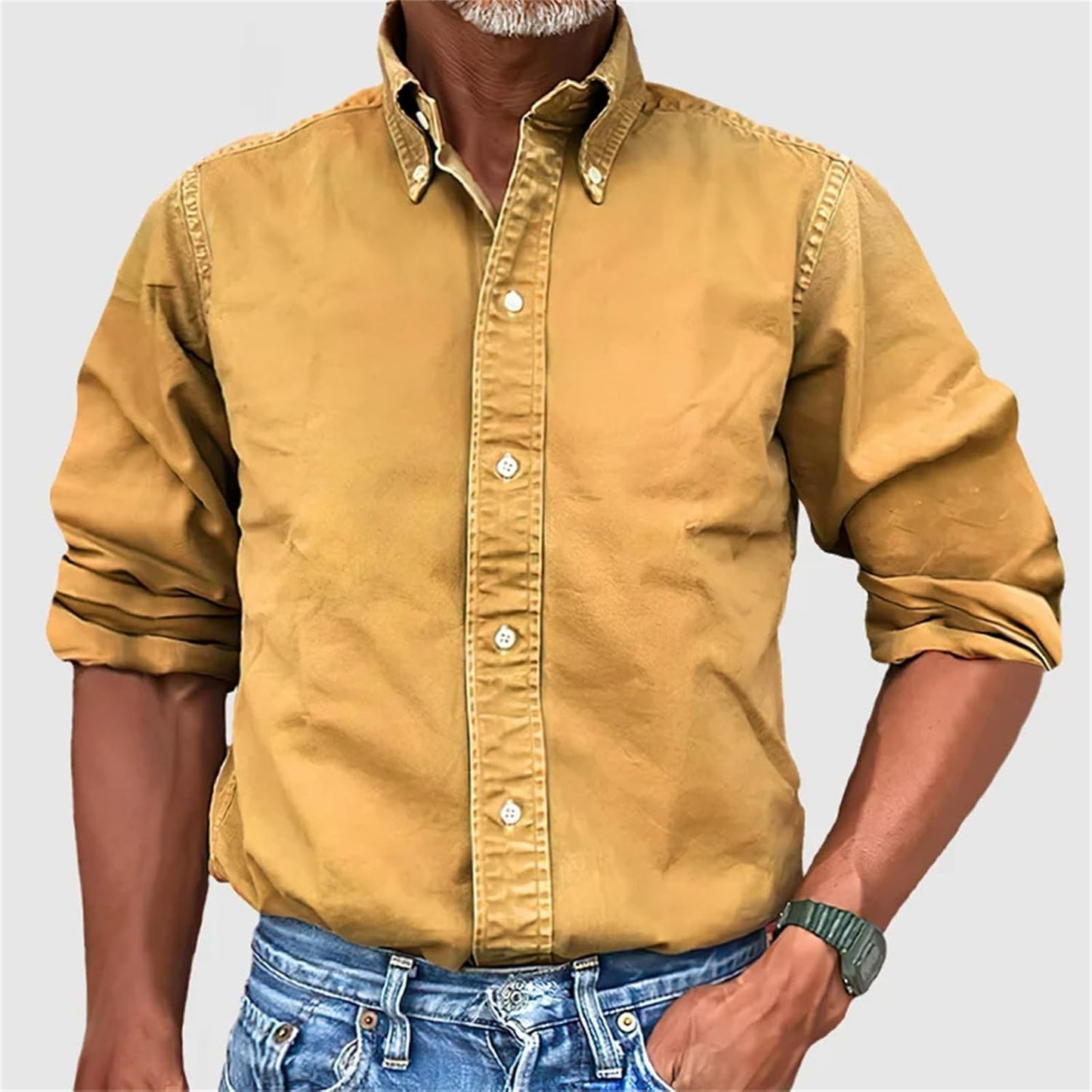 Camisa de manga larga vintage