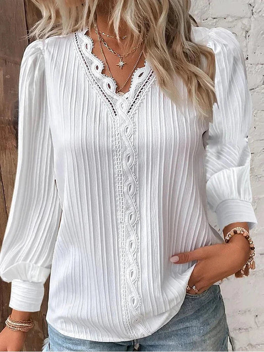 Blusa Elegante Escote V