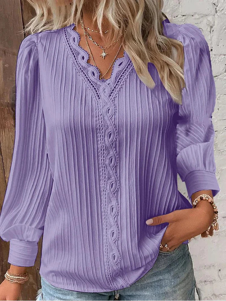 Blusa Elegante Escote V