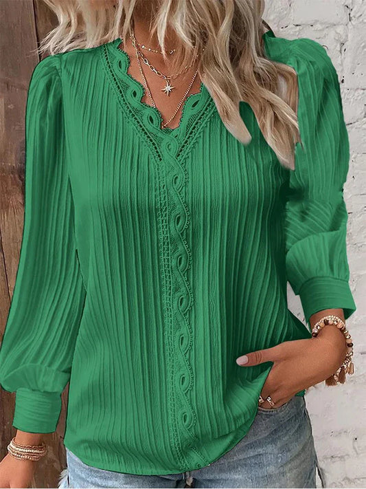 Blusa Elegante Escote V
