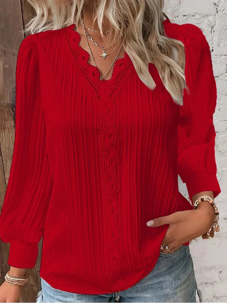 Blusa Elegante Escote V