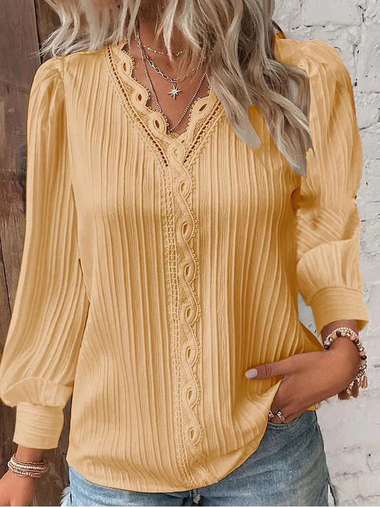Blusa Elegante Escote V