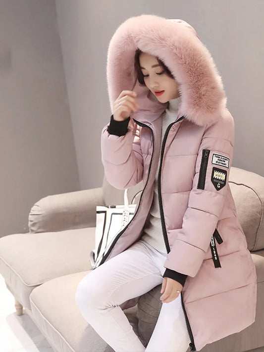 Casaco Parka com Gola de Pele