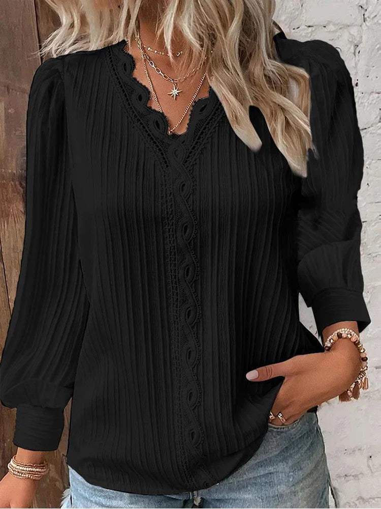 Blusa Elegante Escote V
