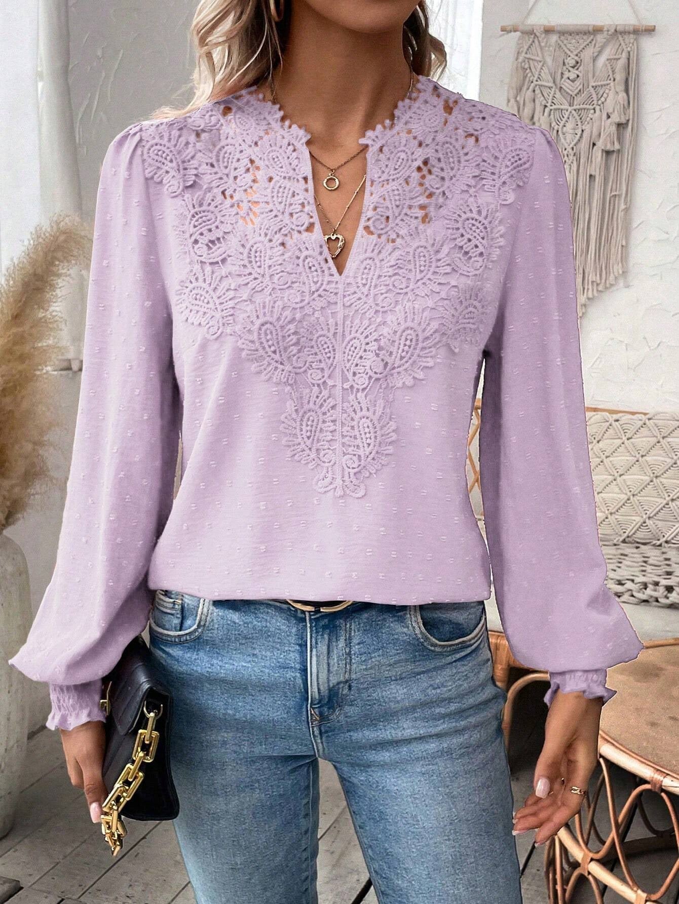 Blusa Elegante de Encaje