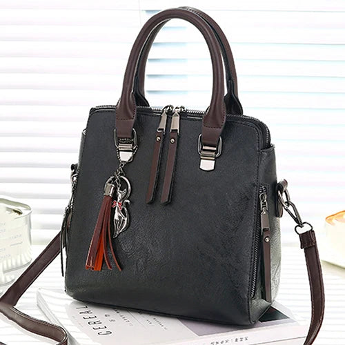 Bolsos Vintage de PU estilo Boston