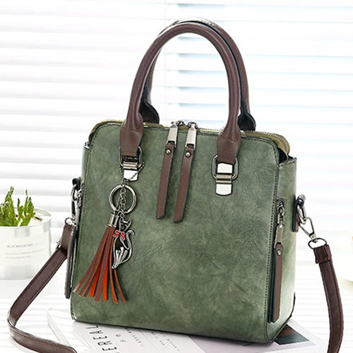 Bolsos Vintage de PU estilo Boston