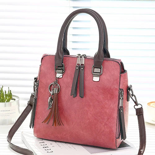 Bolsos Vintage de PU estilo Boston