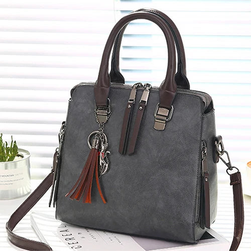 Bolsos Vintage de PU estilo Boston
