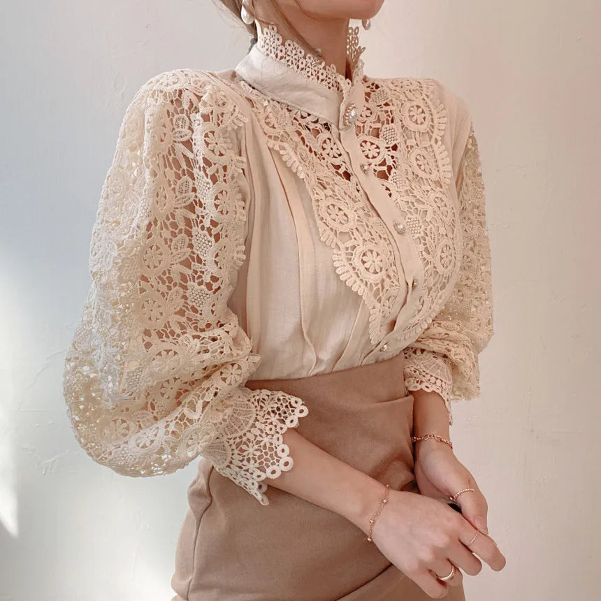 Blusa Patchwork de Encaje
