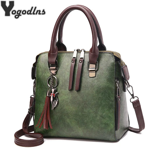 Bolsos Vintage de PU estilo Boston