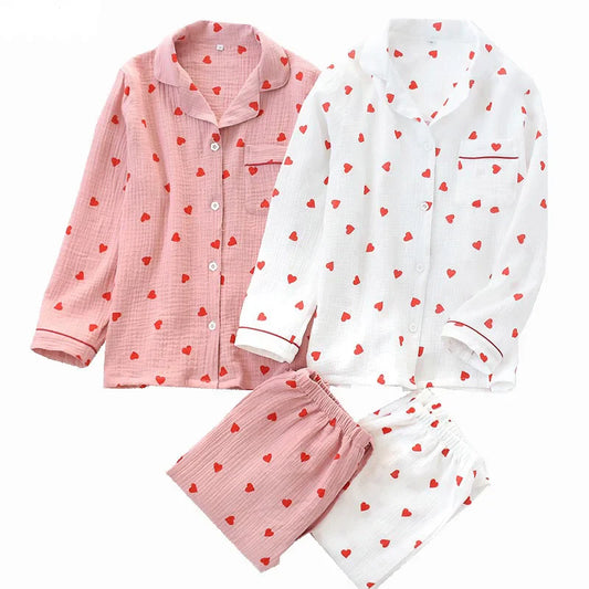 Crepe Cotton Pajama Set