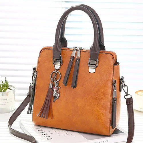 Bolsos Vintage de PU estilo Boston