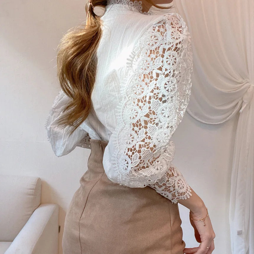 Blusa Patchwork de Encaje