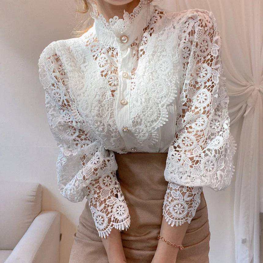 Blusa Patchwork de Encaje