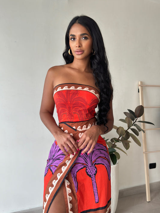 Mulán - Vestido  largo sin mangas