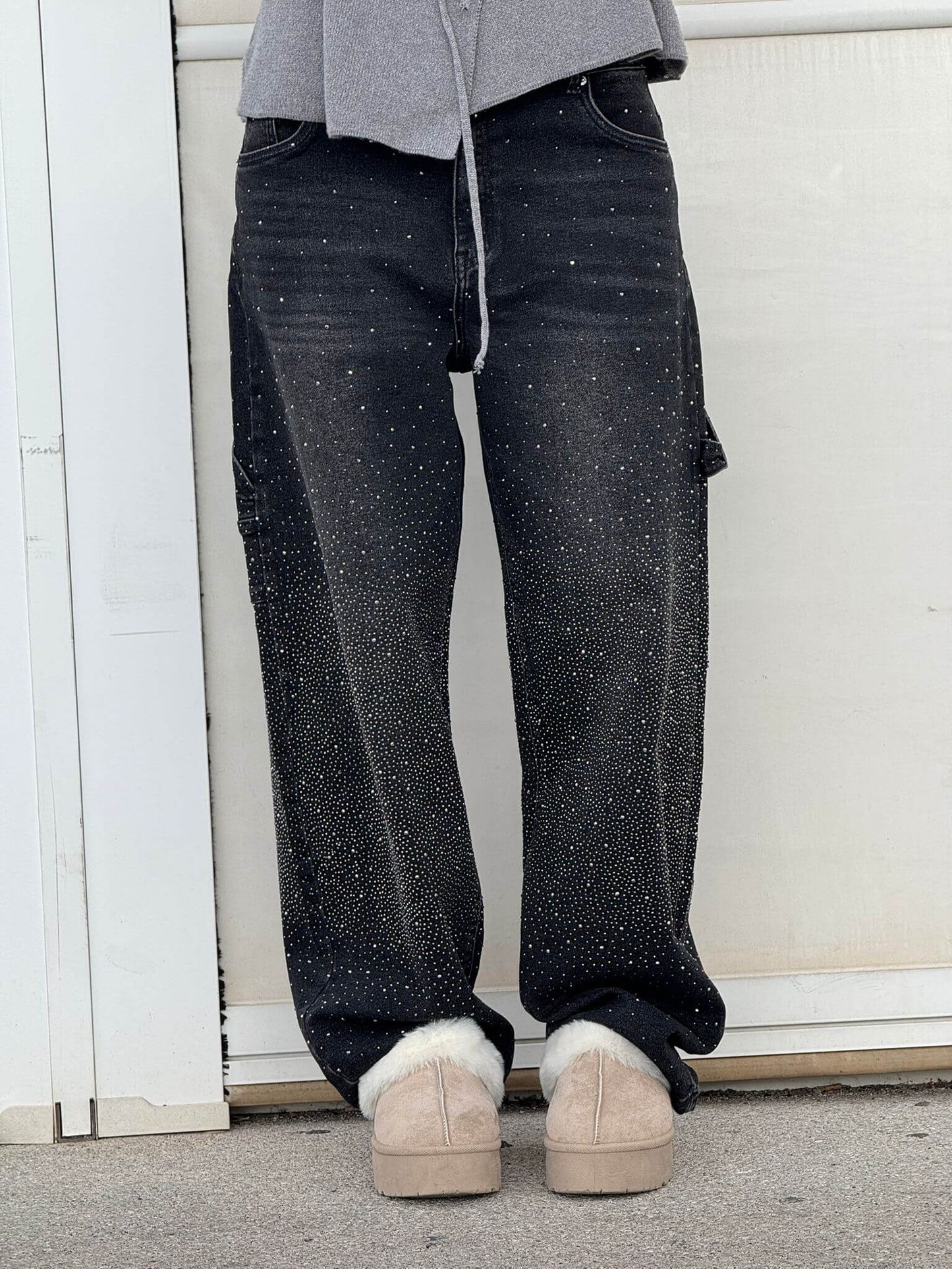 Pantalón vaquero glitter