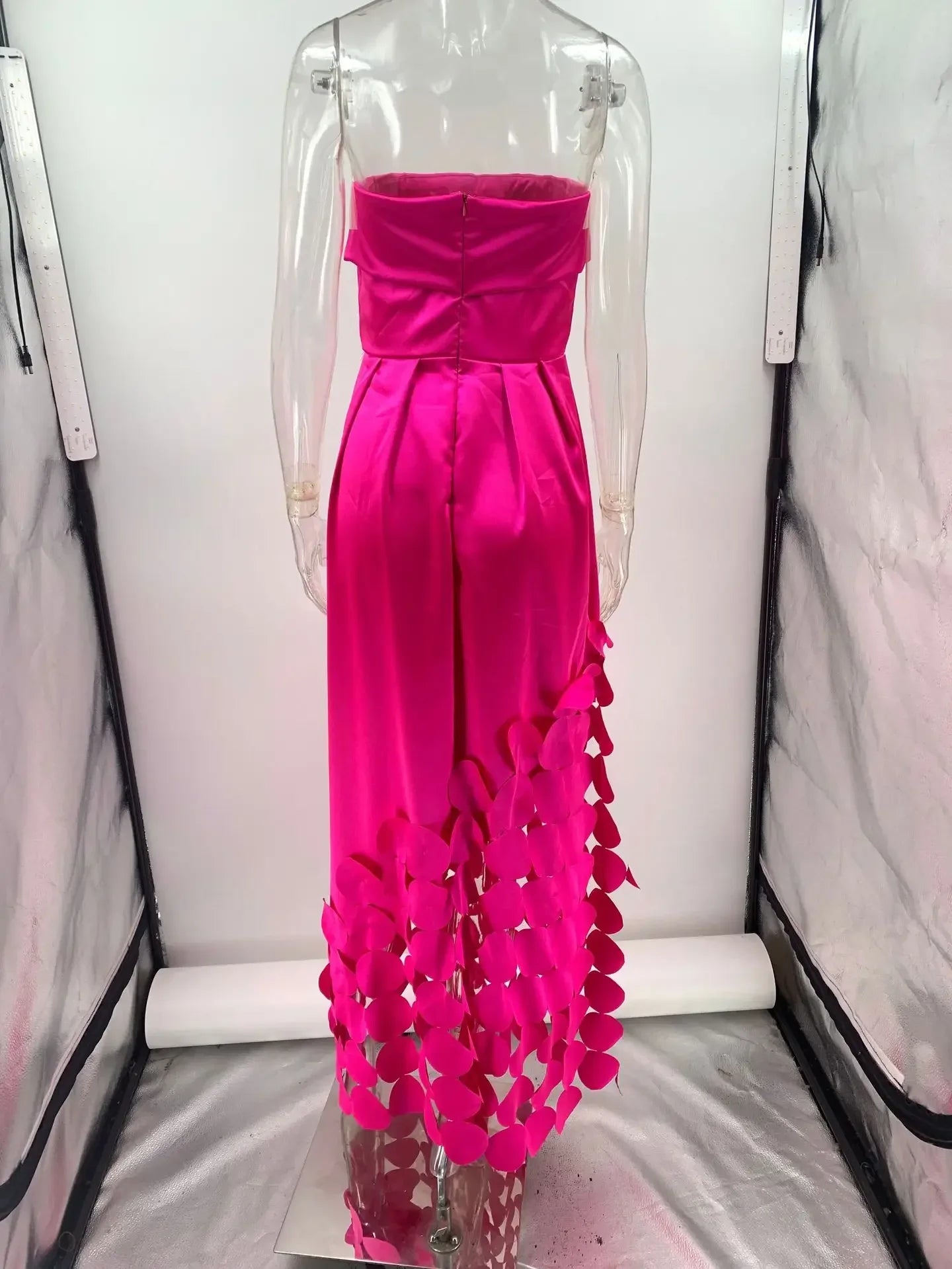 Vestido de Noche Sin Tirantes