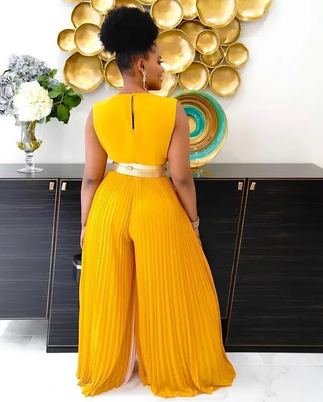 Long Wide Leg Jumpsuit