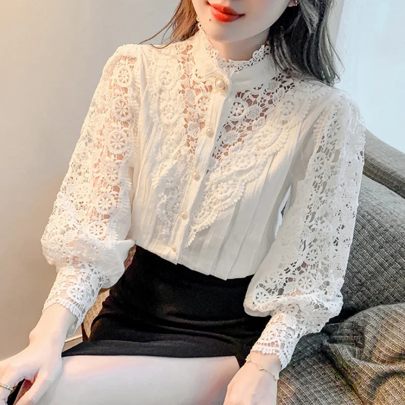 Blusa Patchwork de Encaje