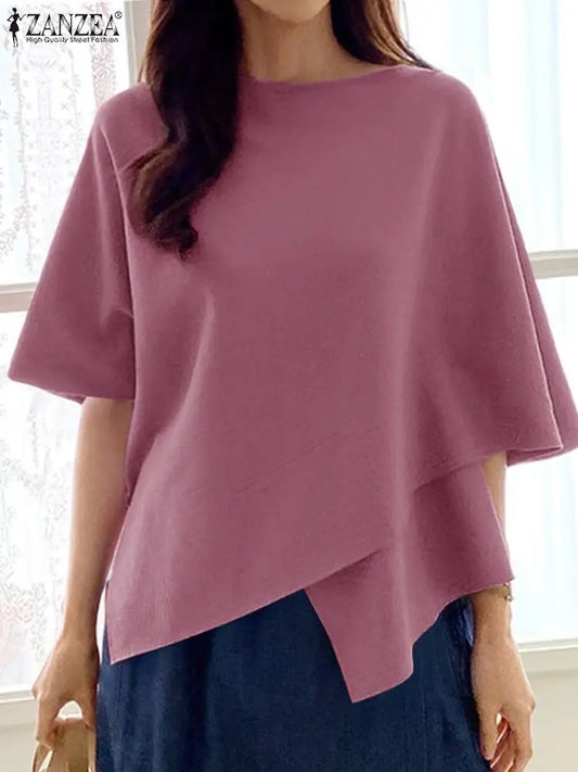Blusa elegante con volante