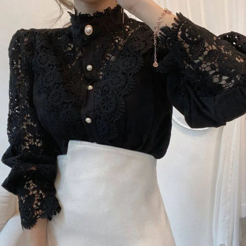 Blusa Patchwork de Encaje